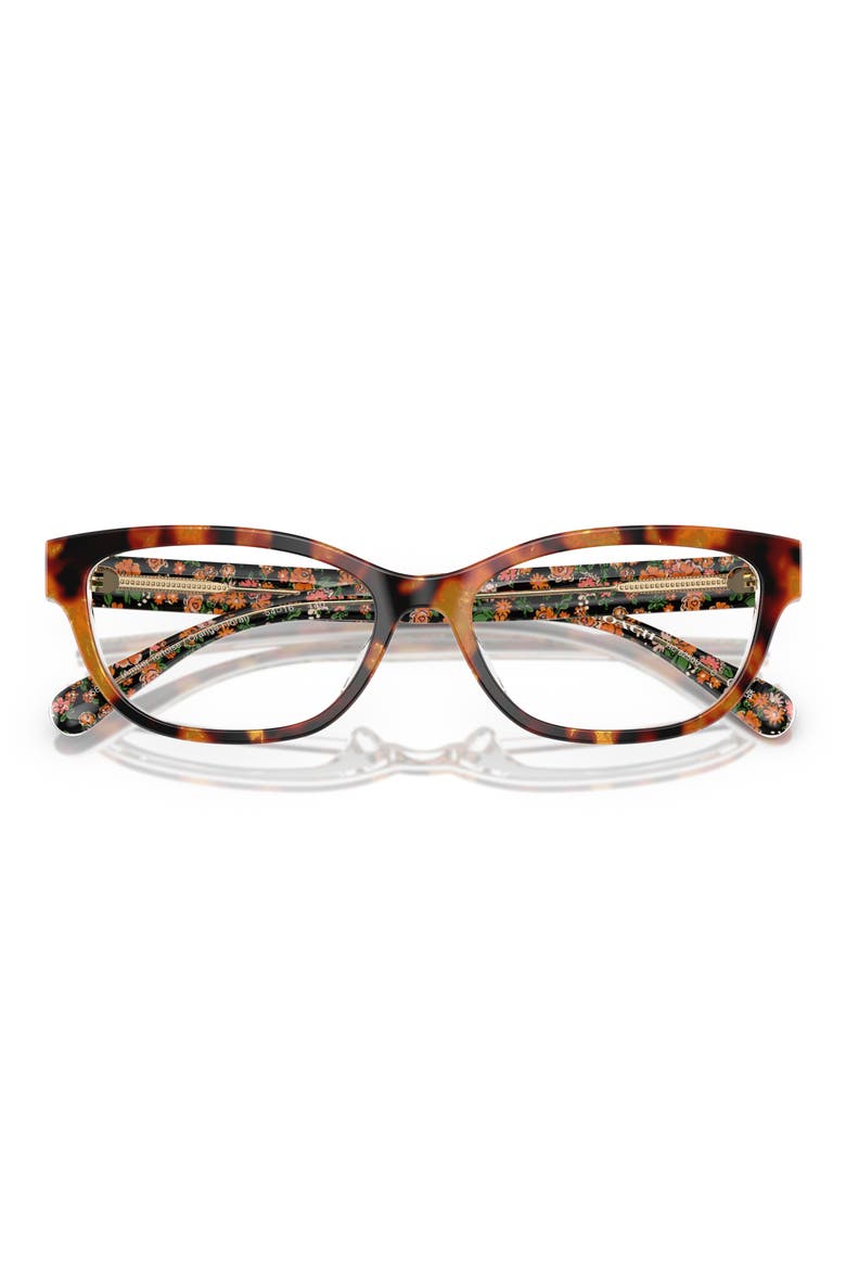 51mm Pillow Optical Glasses, Alternate, color, AMBER / ORANGE / DEMO LENS
