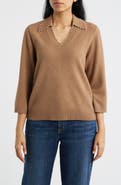 Wit & Wisdom Bead Trim Sweater