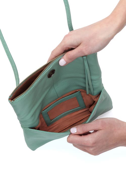 Hobo Small Grant Leather Crossbody Bag In Green