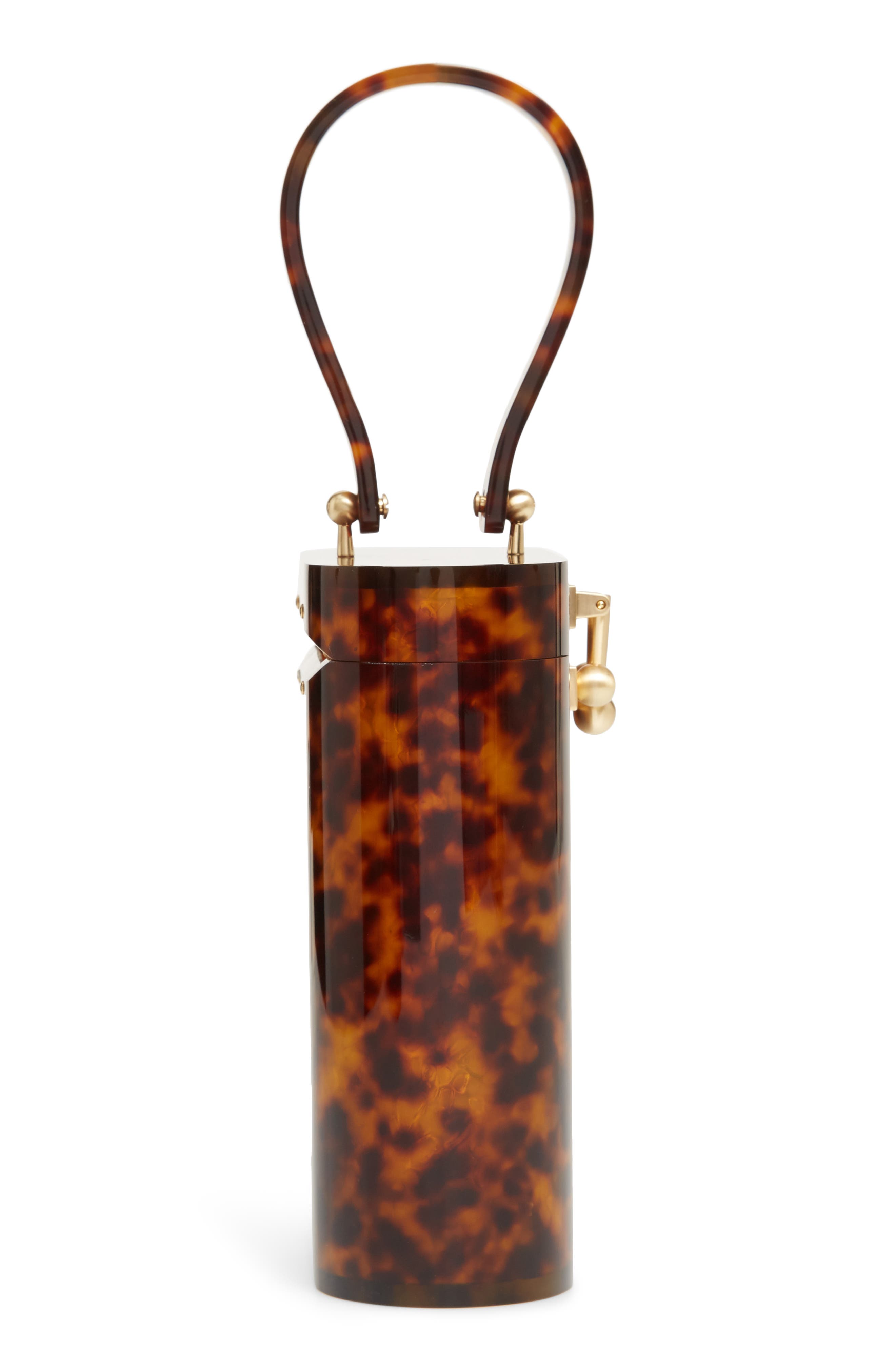 Edie Parker Oval Acrylic Bucket Bag, Alternate, color, 