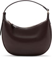 MANGO Oval Faux Leather Shoulder Bag