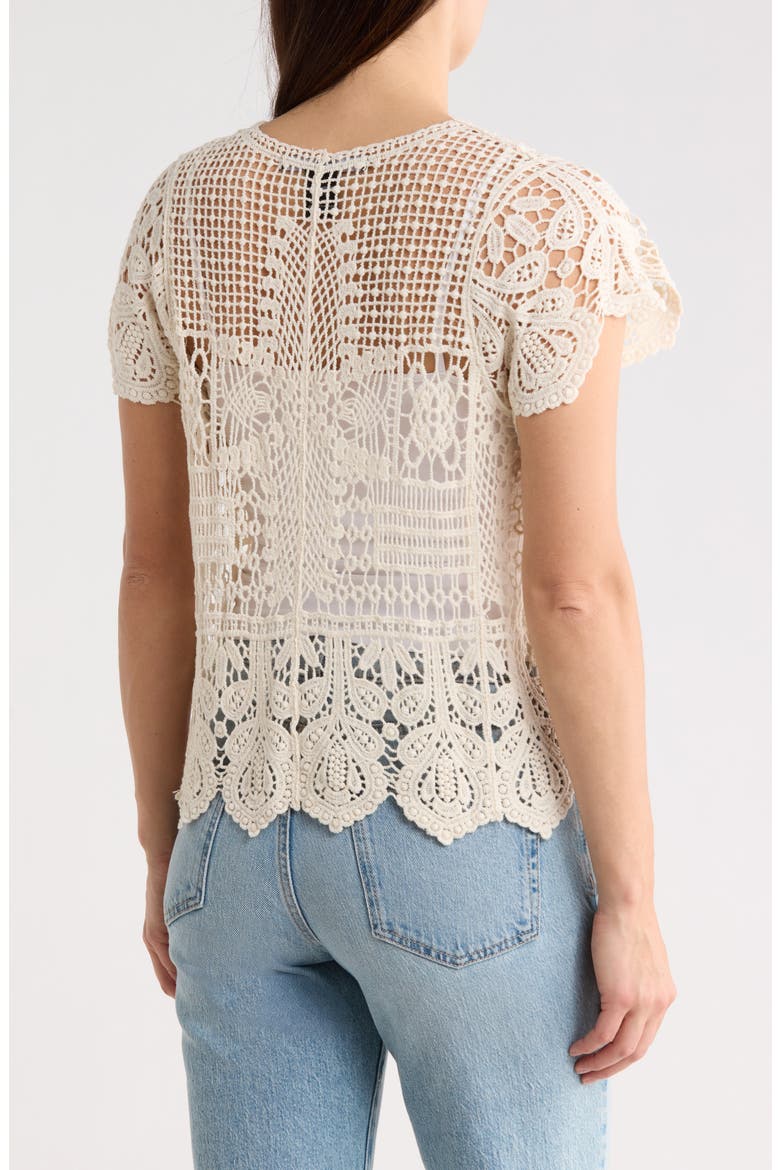Crochet Top, Alternate, color, NATURAL