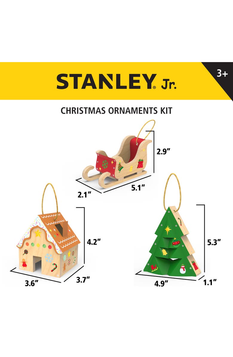 Stanley Jr. Christmas Ornaments Kit, Alternate, color, Multi Color