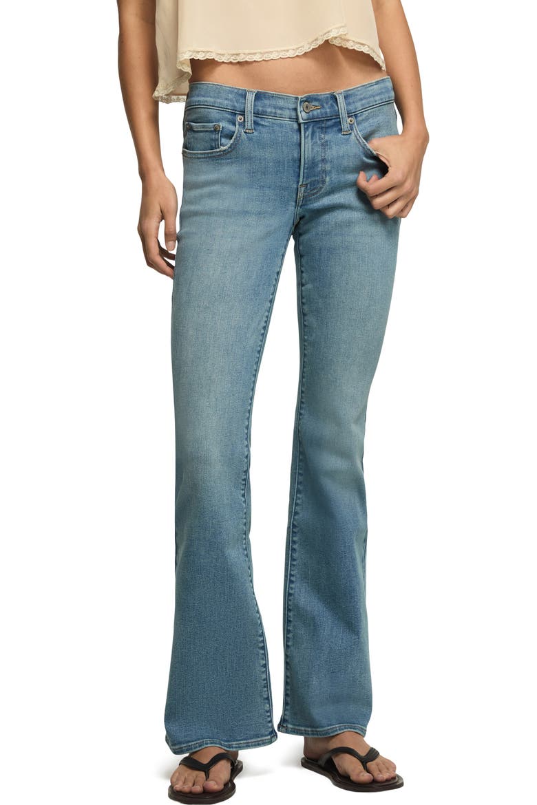 Sweet Mid Rise Flare Jeans, Main, color, DREAMERS DRIFT WASH