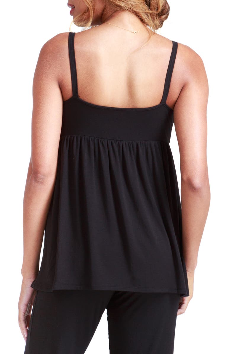 Ingrid & Isabel<sup>®</sup> Lace Trim Maternity/Nursing Camisole, Alternate, color,