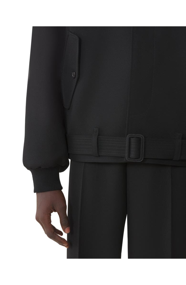 Lanvin Light Wool Jacket, Alternate, color, Black