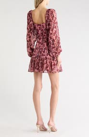 Hutch Dahlia Long Sleeve Fit & Flare Dress