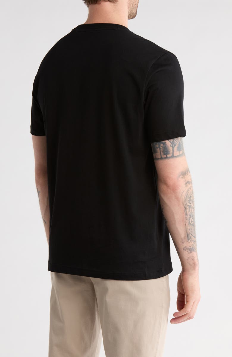 BOSS Logo Cotton Graphic T-Shirt, Alternate, color, Black