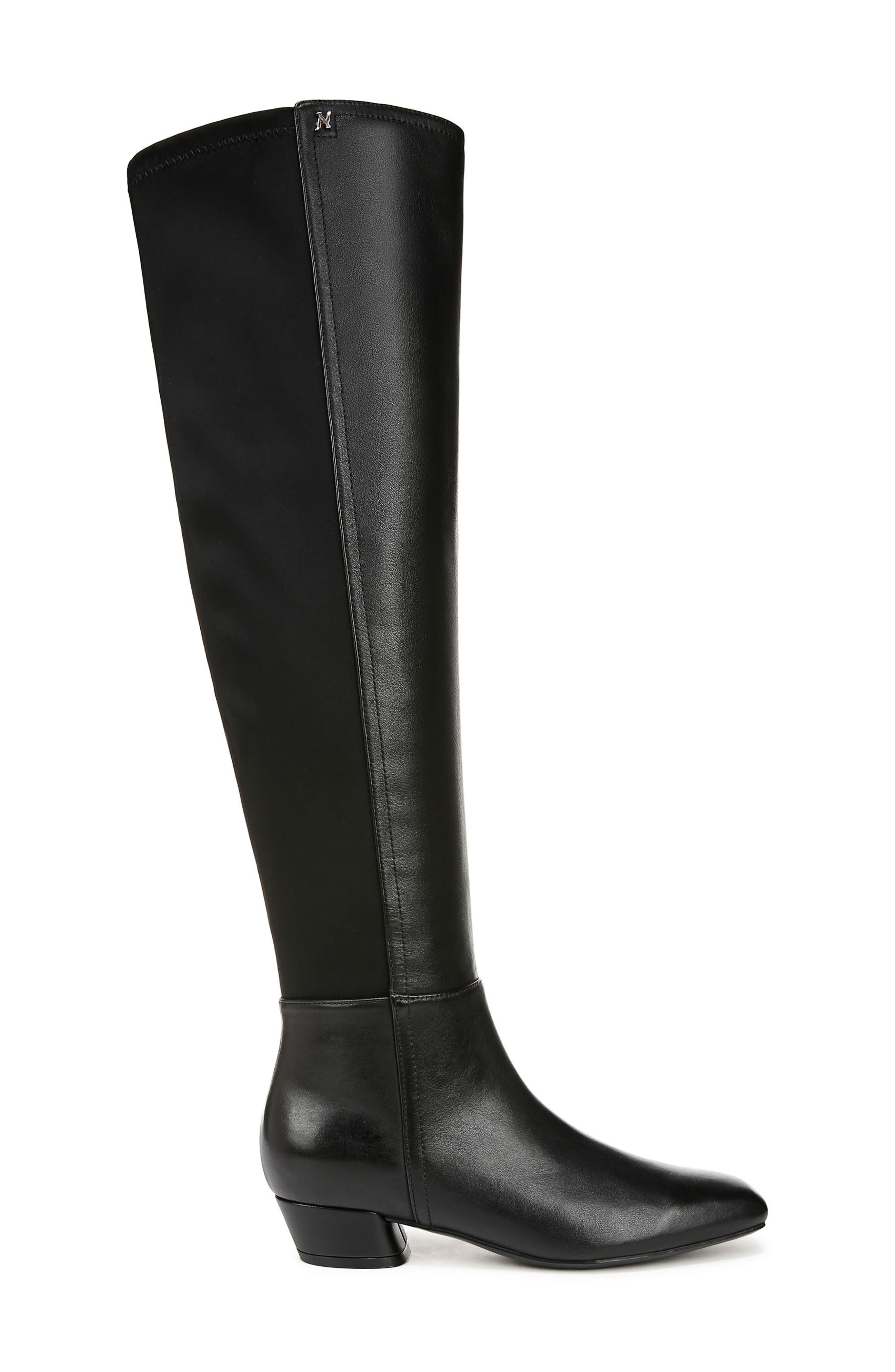 Naturalizer Reese Over the Knee Boot, Alternate, color, Black