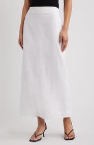 Reformation Lydia Linen Maxi Skirt