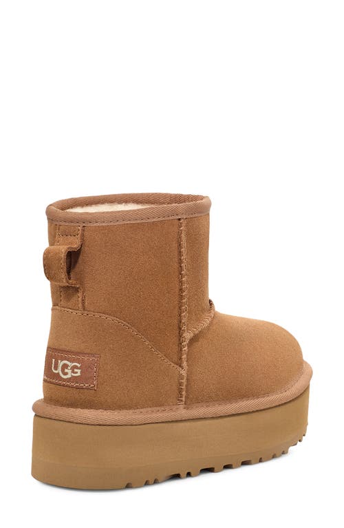 Ugg Girls Classic Mini Platform In Brown
