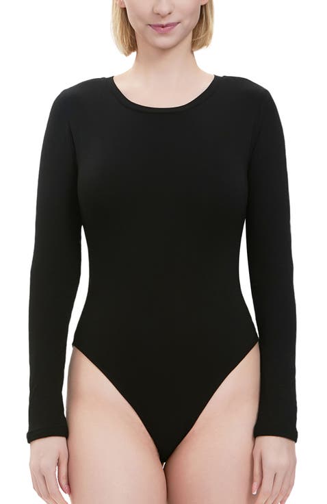 Round Neck Long Sleeve Bodysuit