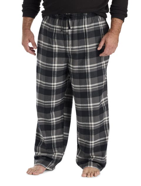 Big & Tall Tartan Plaid Flannel Lounge Pants