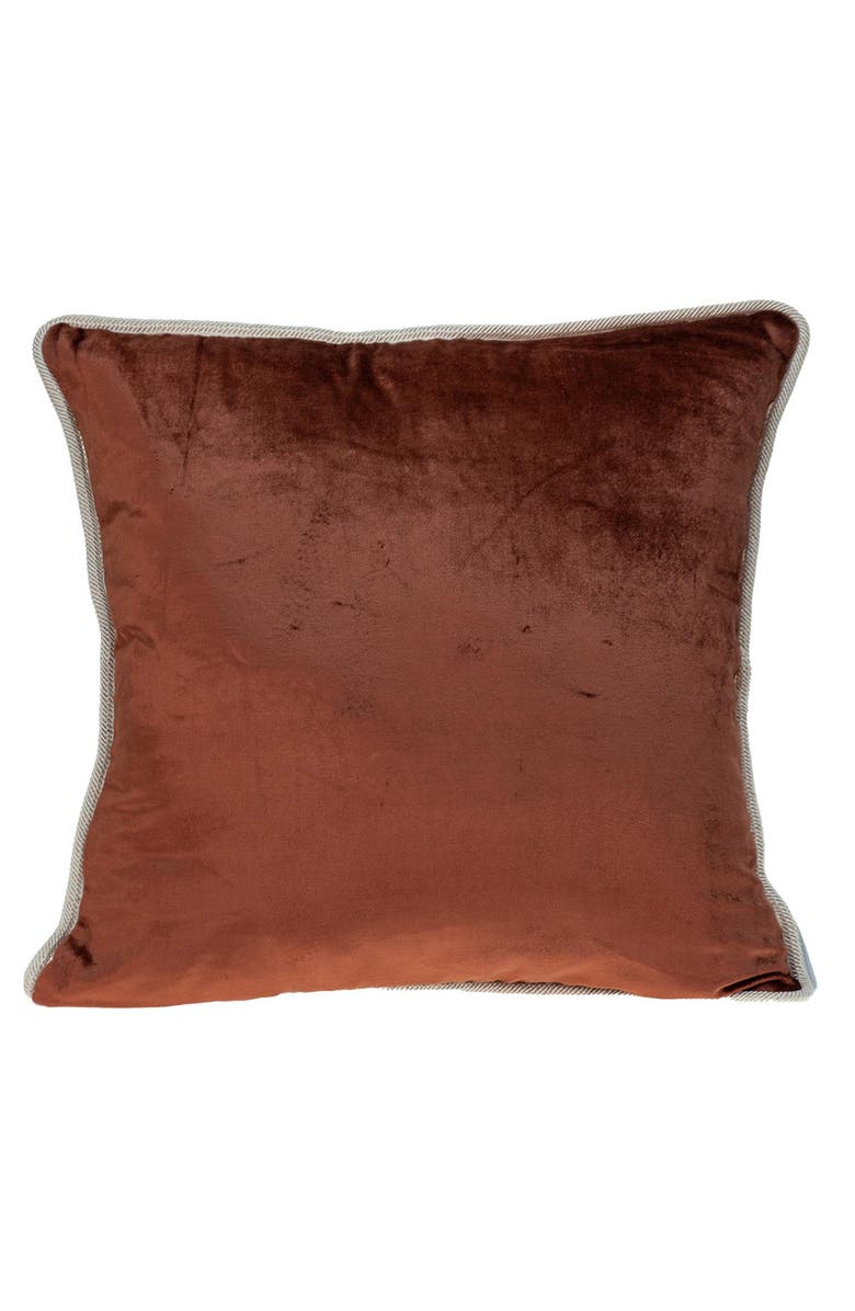 PARKLAND COLLECTION Maia Transitional Yellow Throw Pillow, Alternate, color, Yellow