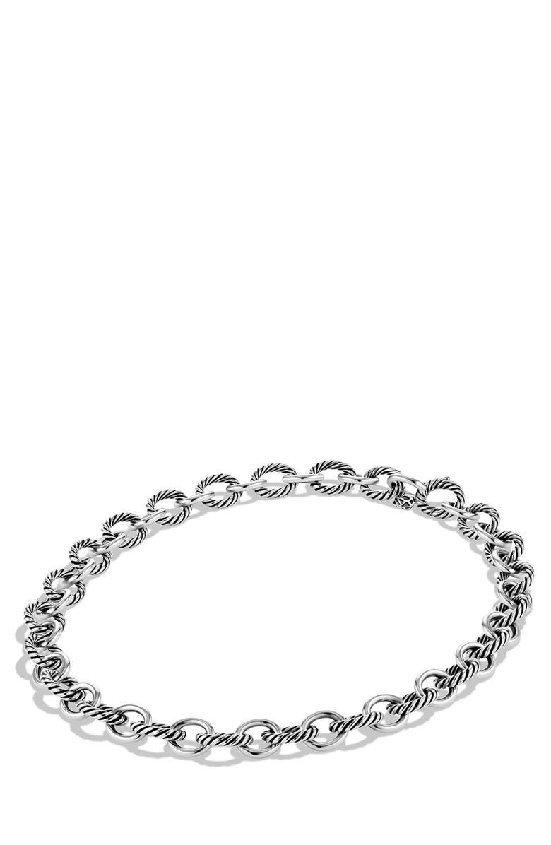 David Yurman Oval Large Link Necklace, Alternate, color,
