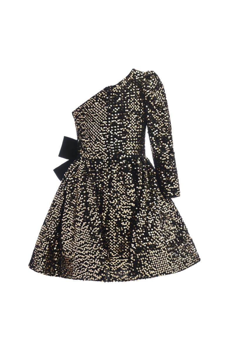 Tulleen Zoria Dress, Alternate, color, Black