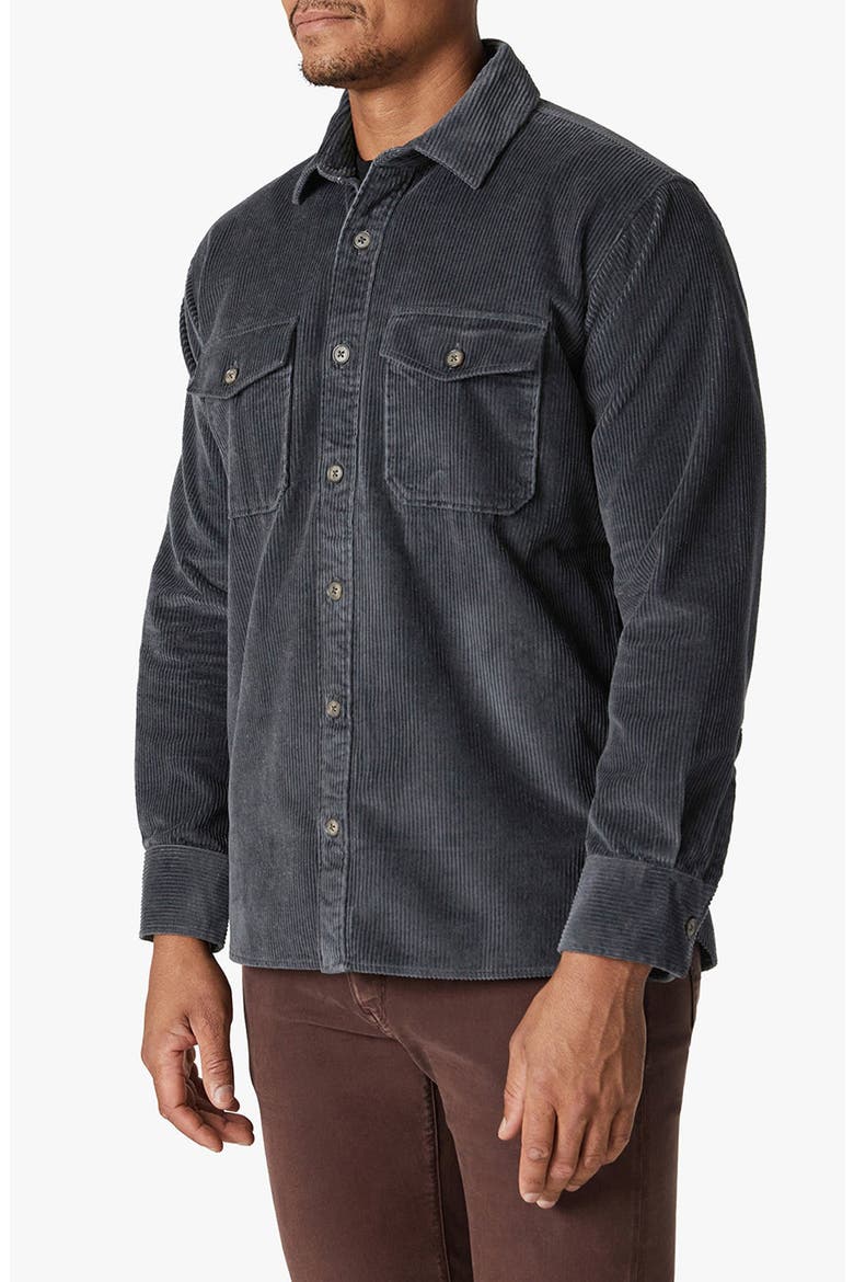Corduroy Overshirt, Alternate, color, IRON GATE