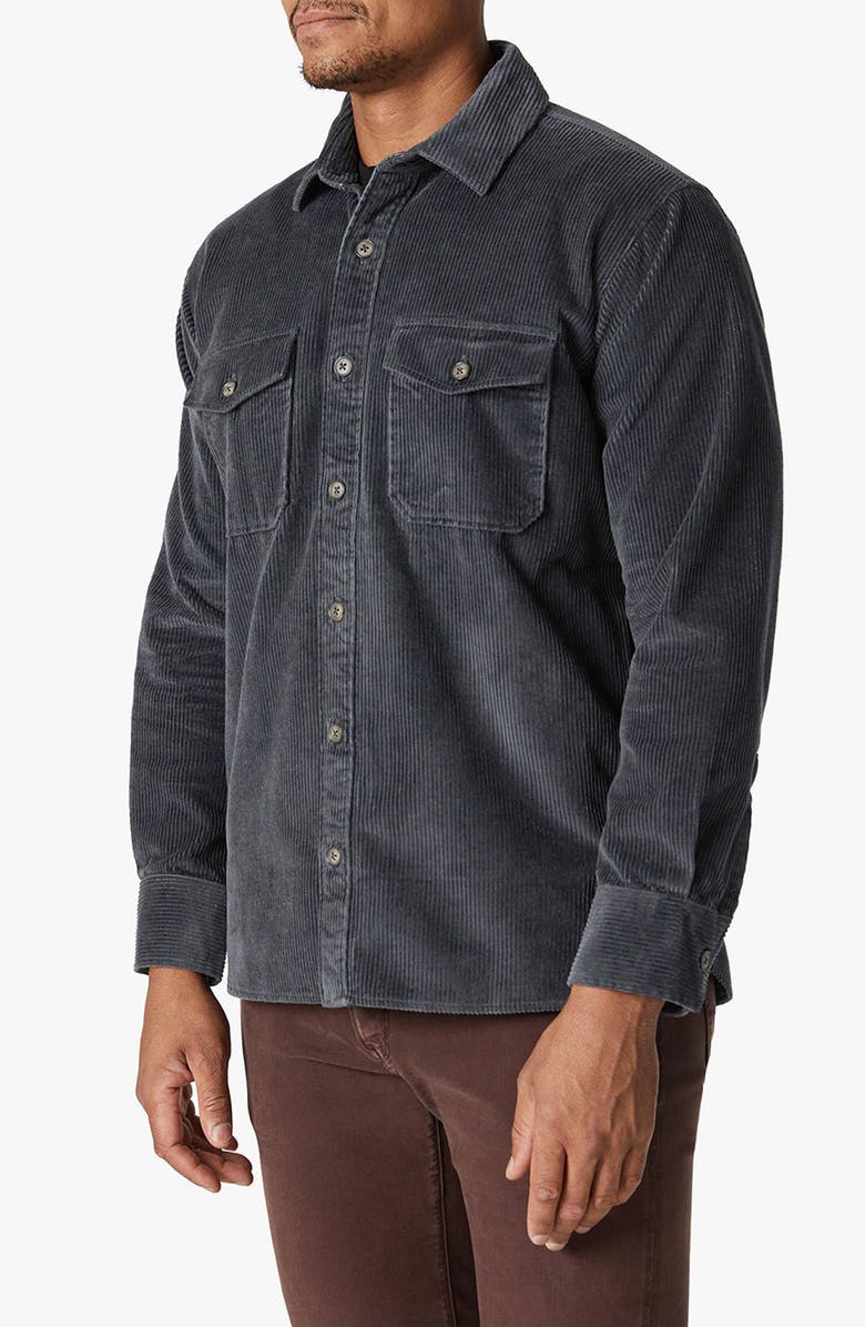 34 Heritage Corduroy Overshirt, Alternate, color, Iron Gate