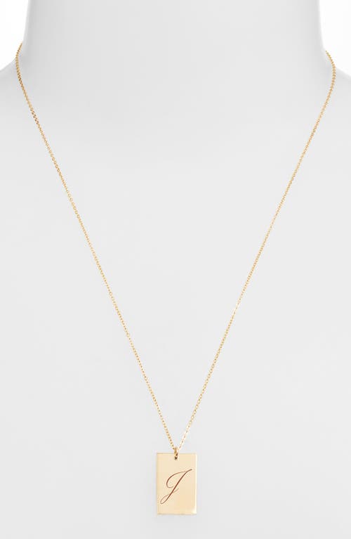 Set & Stones Stella Initial Pendant Necklace