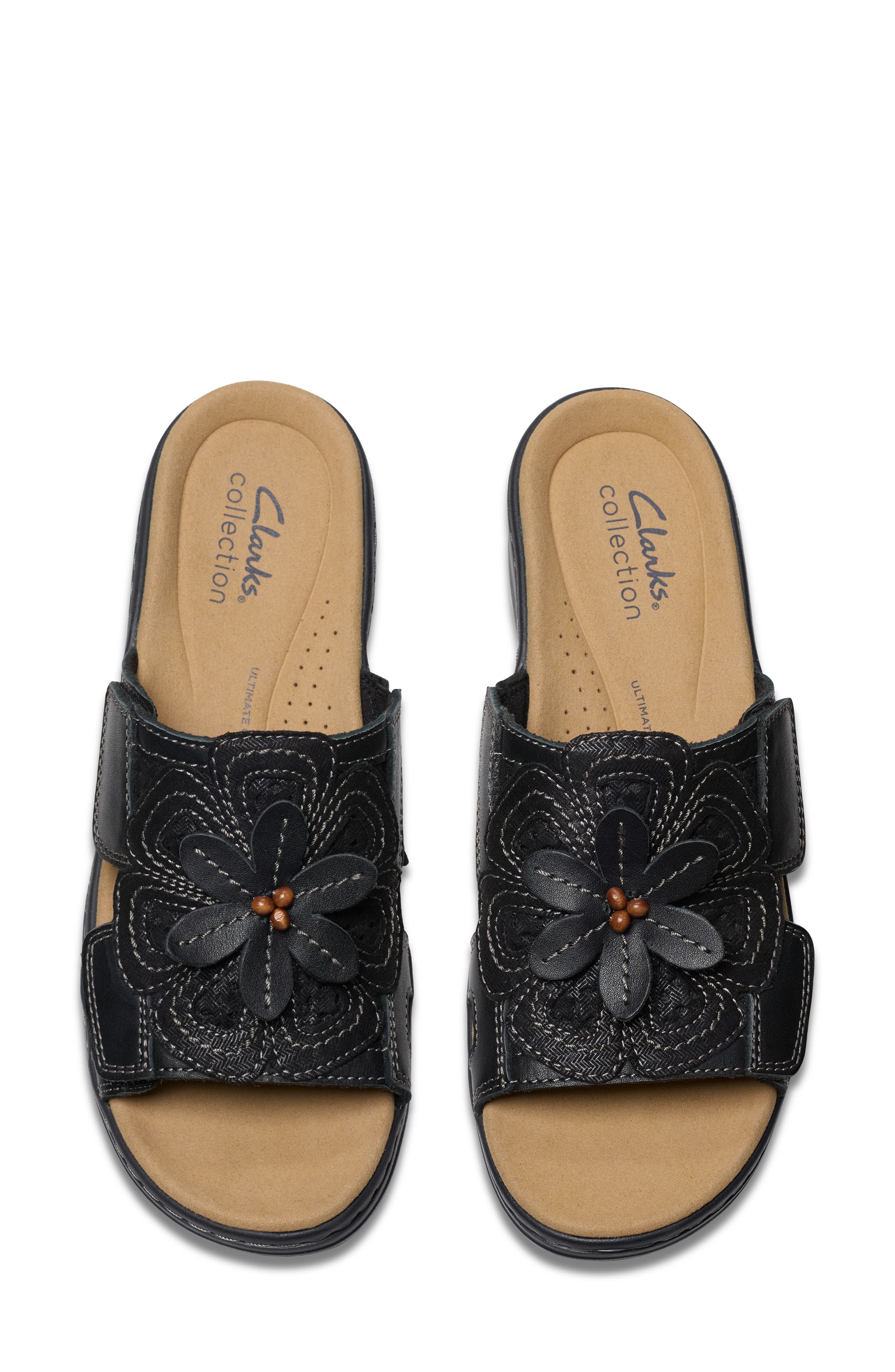 Clarks<sup>®</sup> Merliah Belle Wedge Sandal, Alternate, color, Black Combo