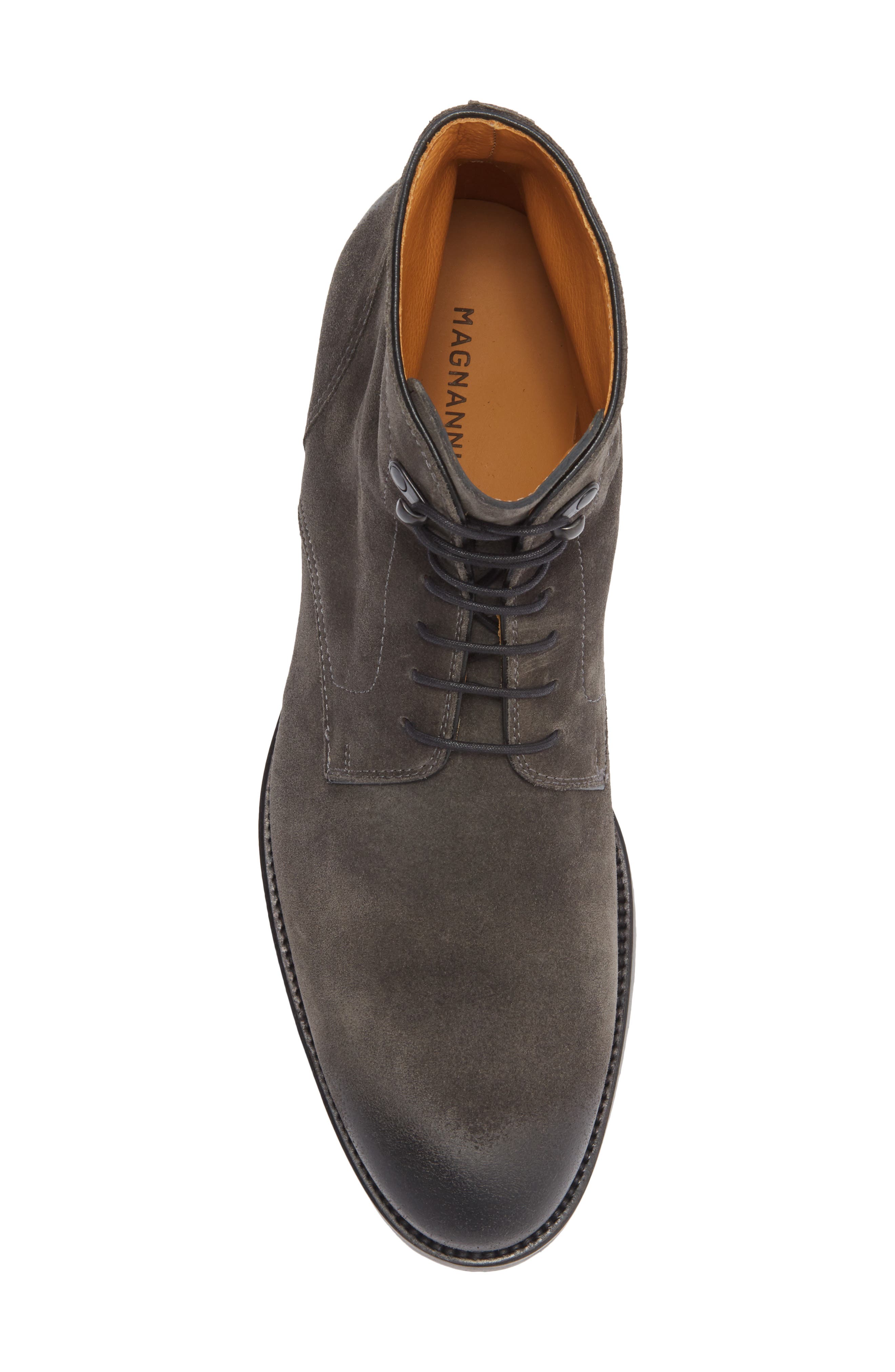 Magnanni Kam II Boot, Alternate, color, Grey Oiled Suede