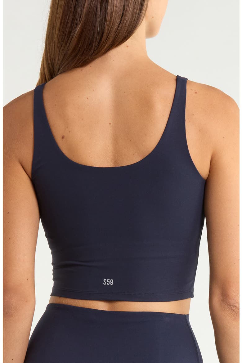 Sprint Rigor Bralette, Alternate, color, INDIGO