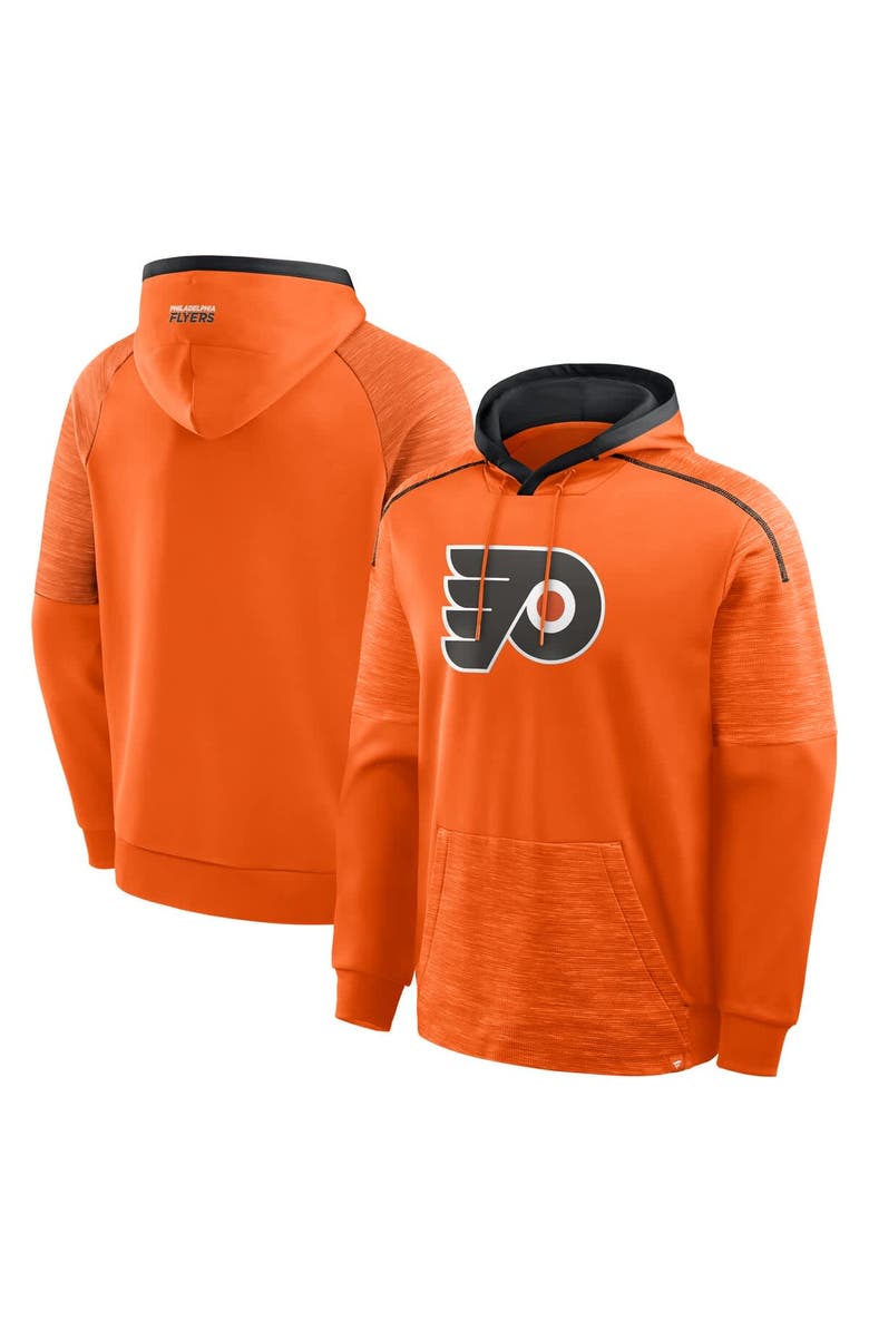 FANATICS Men's Fanatics Orange Philadelphia Flyers Goaltender Defender Pullover Hoodie, Alternate, color, Orange