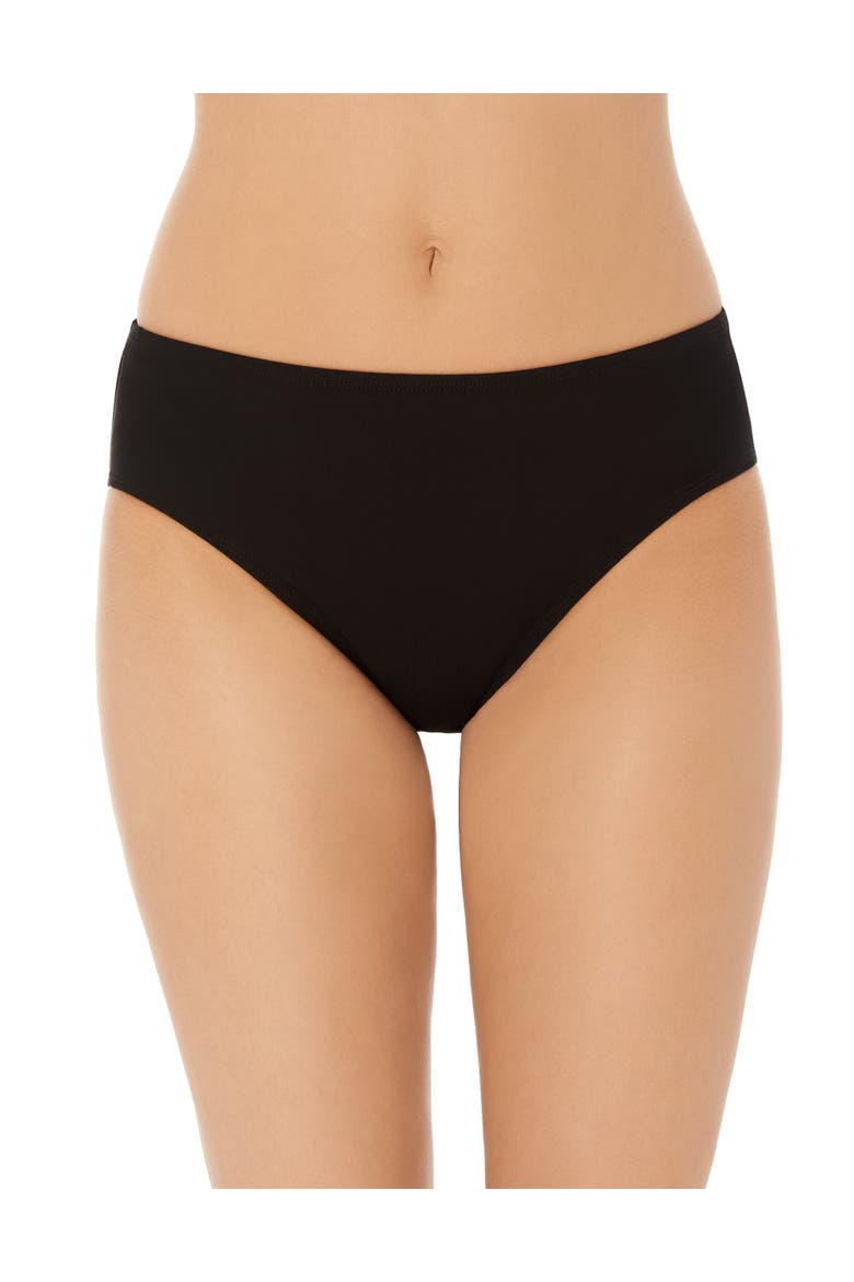 Essentials Bottom Semi-High Waist, Main, color, BLACK
