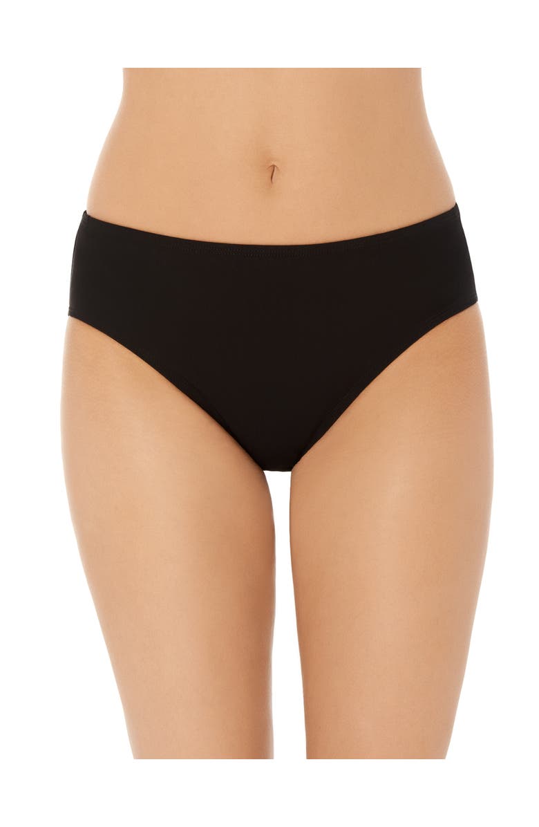 Christina Essentials Bottom Semi-High Waist, Main, color, Black