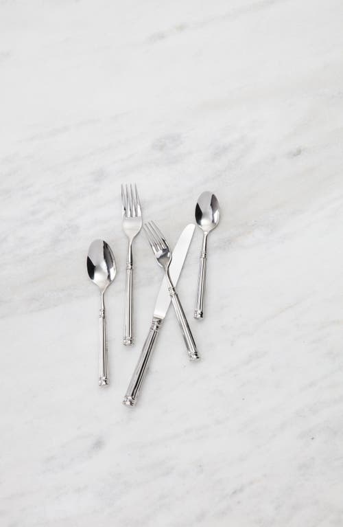 Fortessa Nyssa Hollow 20-piece Flatware Set In Silver