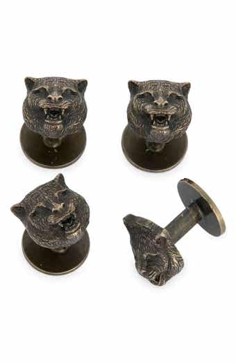 Gucci Set of 4 Cat Cufflinks