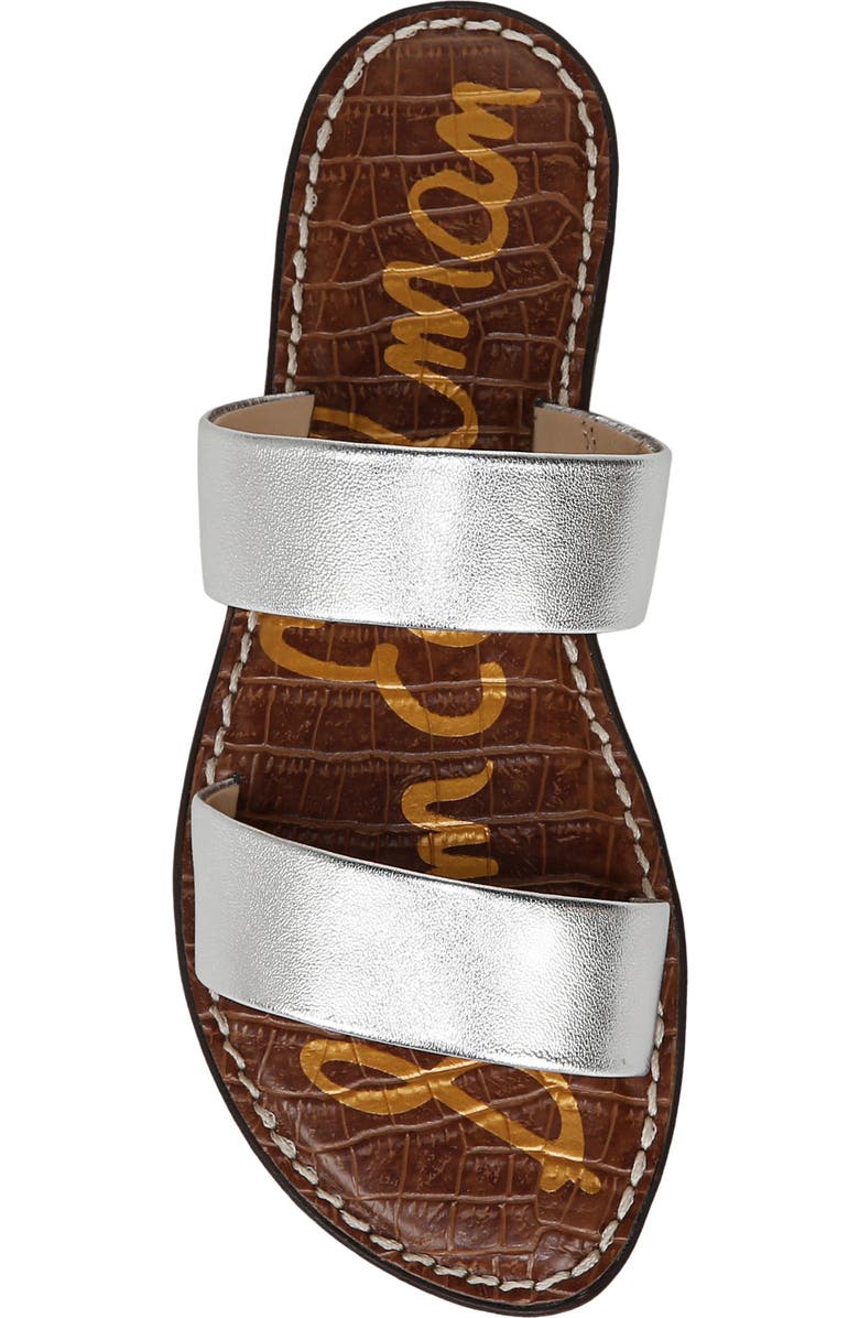 Sam Edelman Gala Slide Sandal, Alternate, color, Soft Silver