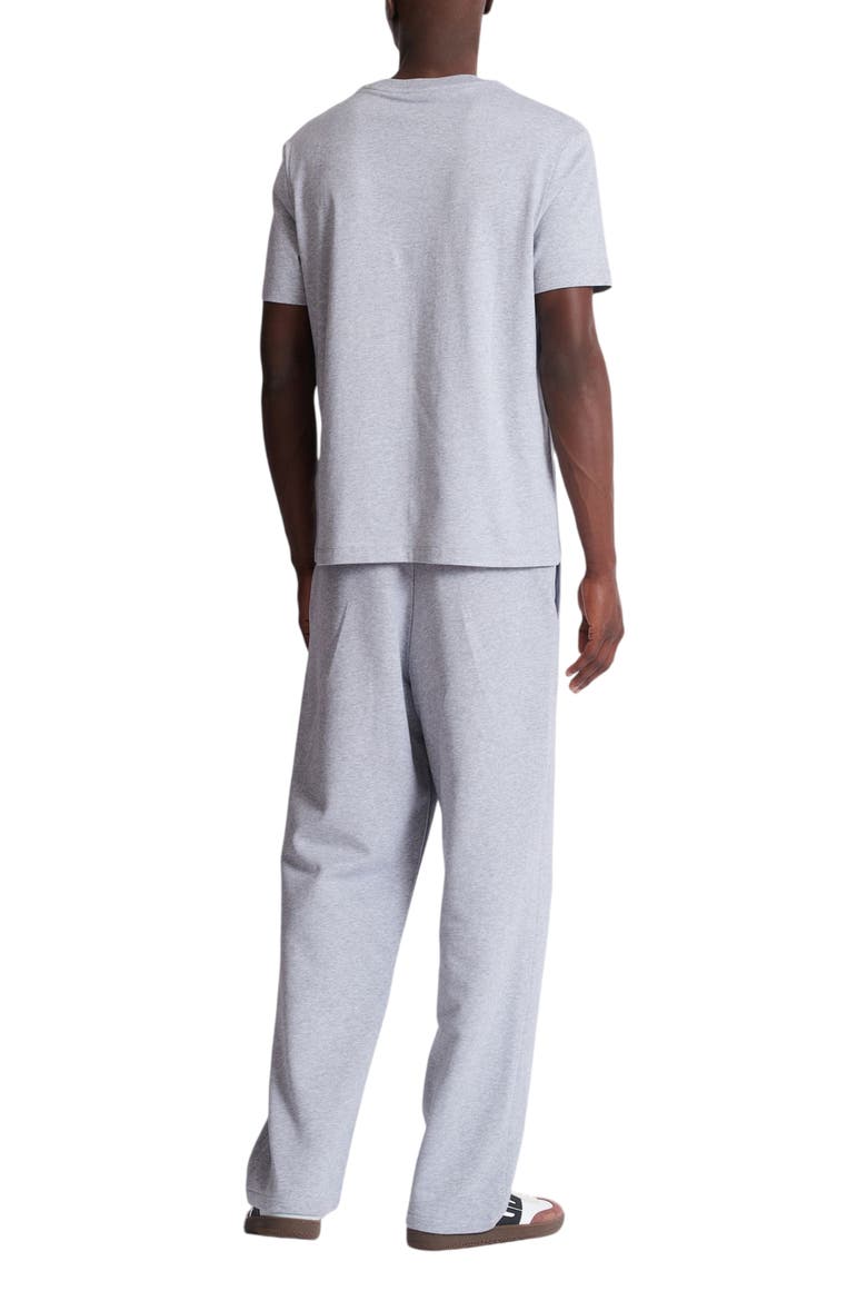 T-Shirt with Balmain Print, Alternate, color, grey