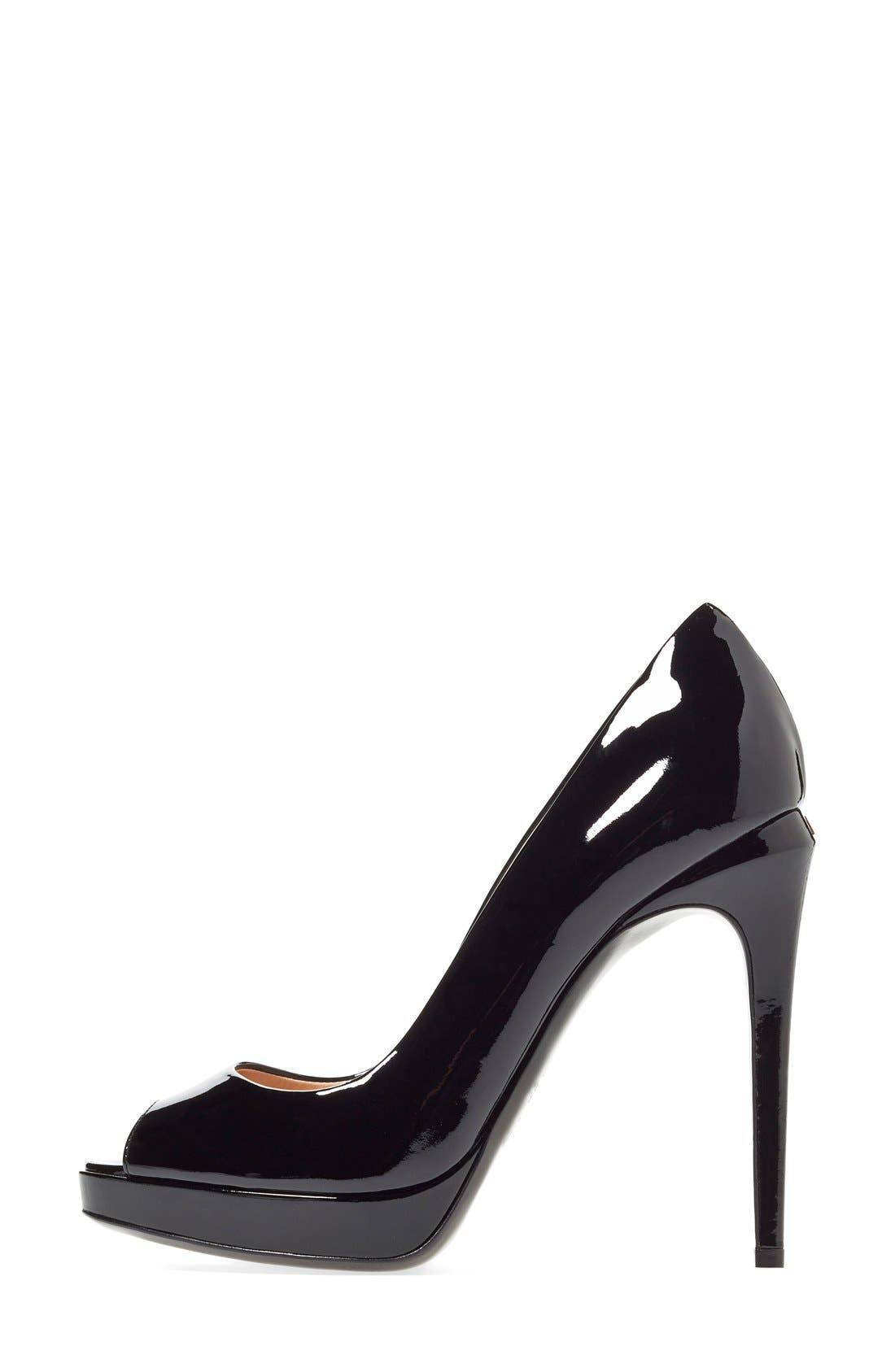 Fendi 'Sophie' Peep Toe Pump, Alternate, color, 