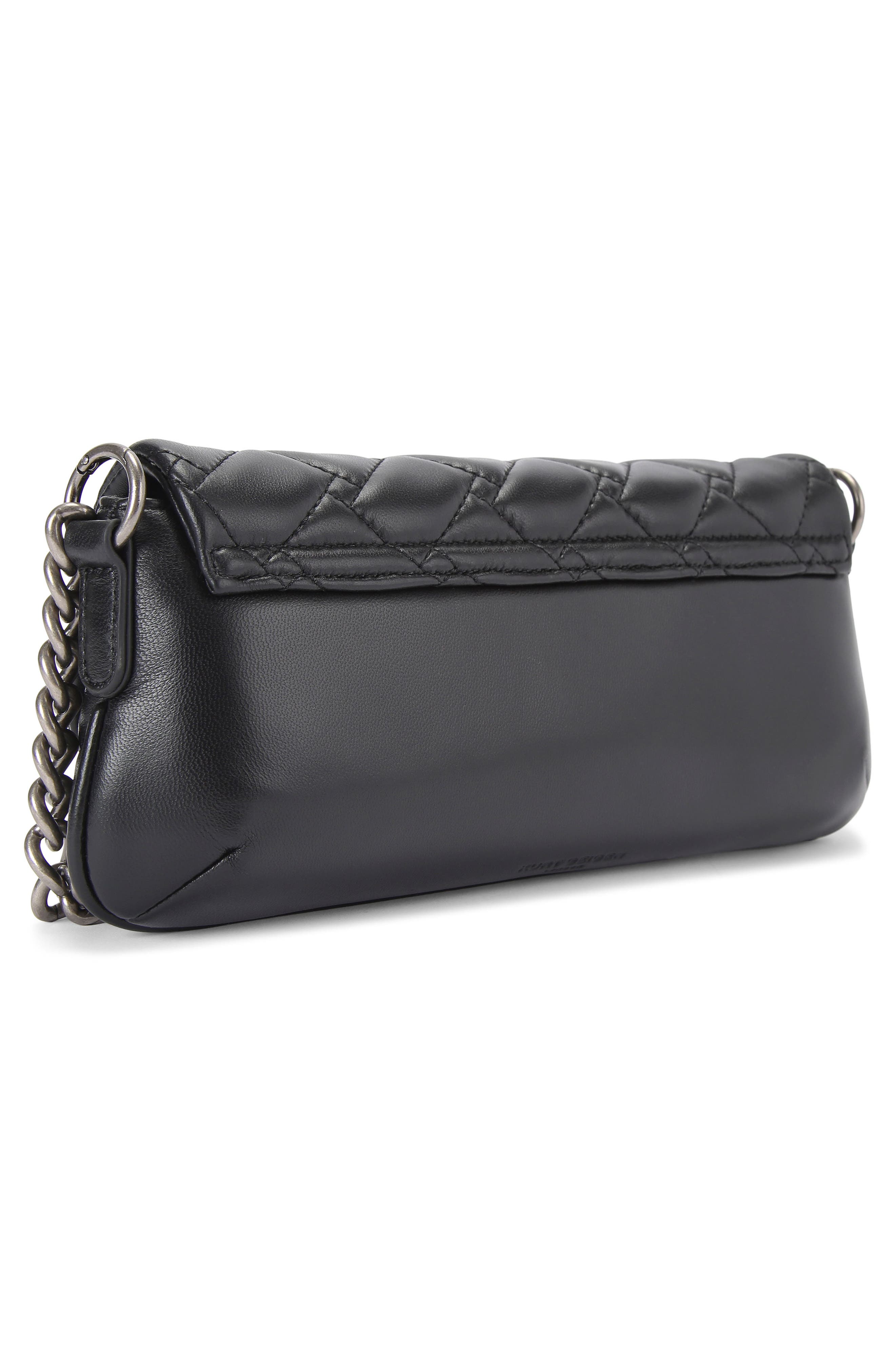 Kurt Geiger London Small Long Kensington Quilted Leather Shoulder Bag, Alternate, color, 