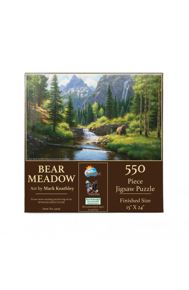 Sunsout Bear Meadow 550 piece Jigsaw Puzzle for Adults, Alternate, color, Multicolor