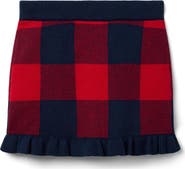 Janie and Jack Plaid Sweater Skirt