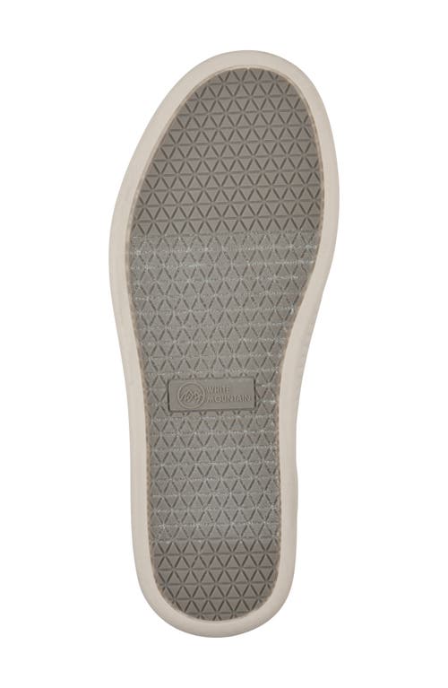 Cliffs By White Mountain Digs Slip-on Sneaker In Silver Fabric