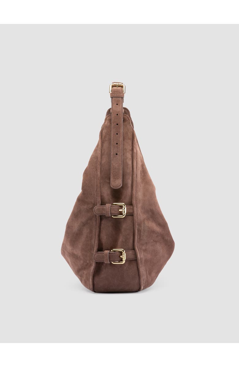 Officine Creative Julie 015 Crescent Shoulder Bag, Alternate, color, Brown