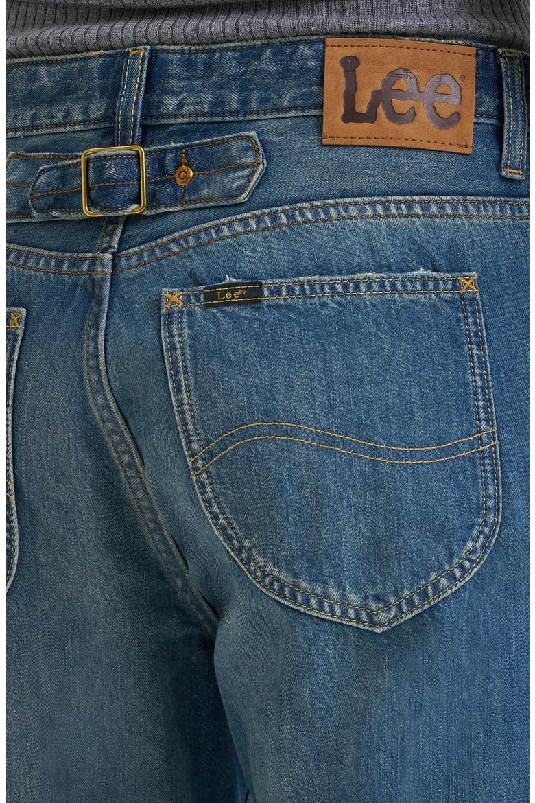 Upsized Rider High Waist Straight Leg Jeans, Alternate, color, LASHING OUT