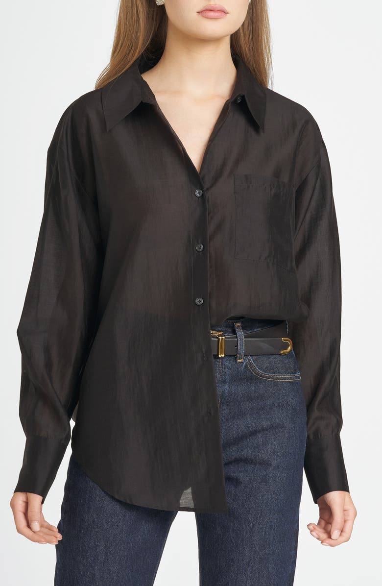 WAYF x CHÉRIE MADELEINE Reverie Organza Shirt, Alternate, color,