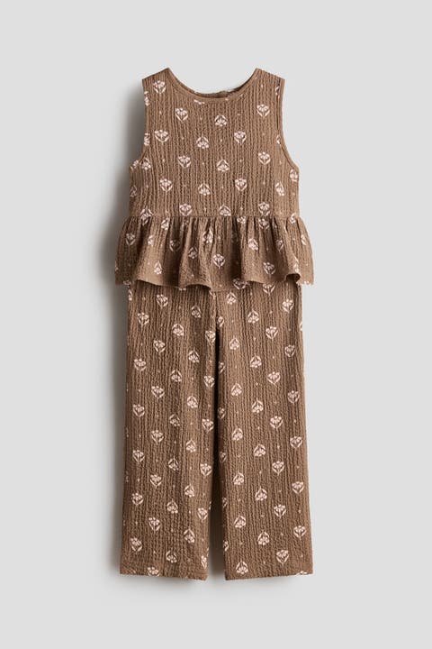 2-piece Crinkled Jersey Set