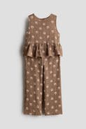 H&M 2-piece Crinkled Jersey Set