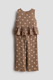 H&M 2-piece Crinkled Jersey Set