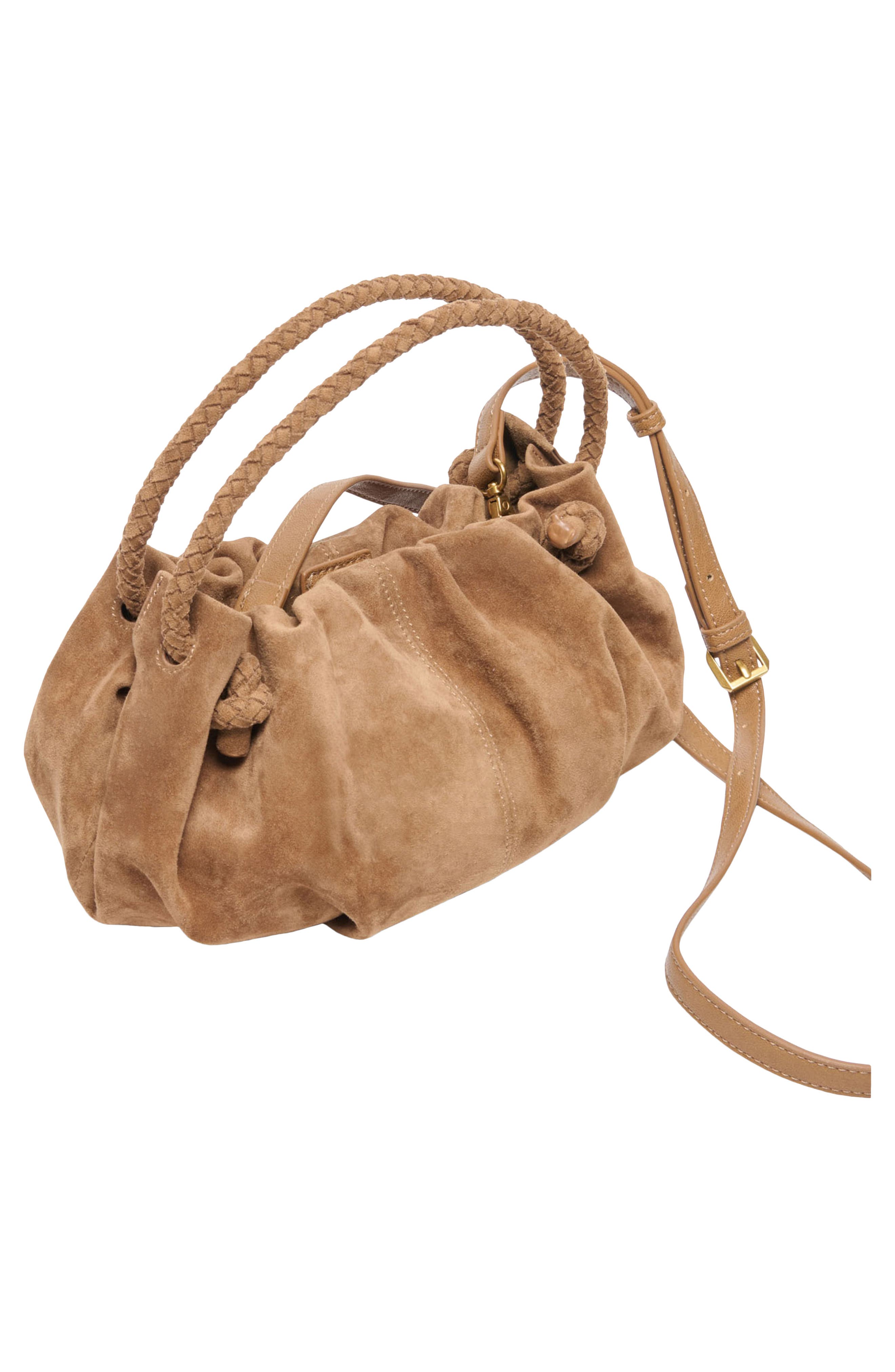 Cocoa Leather Crossbody Bag, Alternate, color, DARK TAN