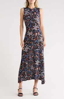 Ulla Johnson Lina Ruched Sleeveless Midi Dress