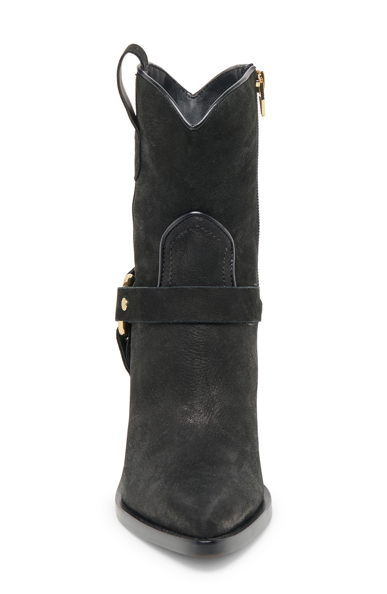 Dolce Vita Kenzen Western Harness Boot, Alternate, color, Onyx Nubuck