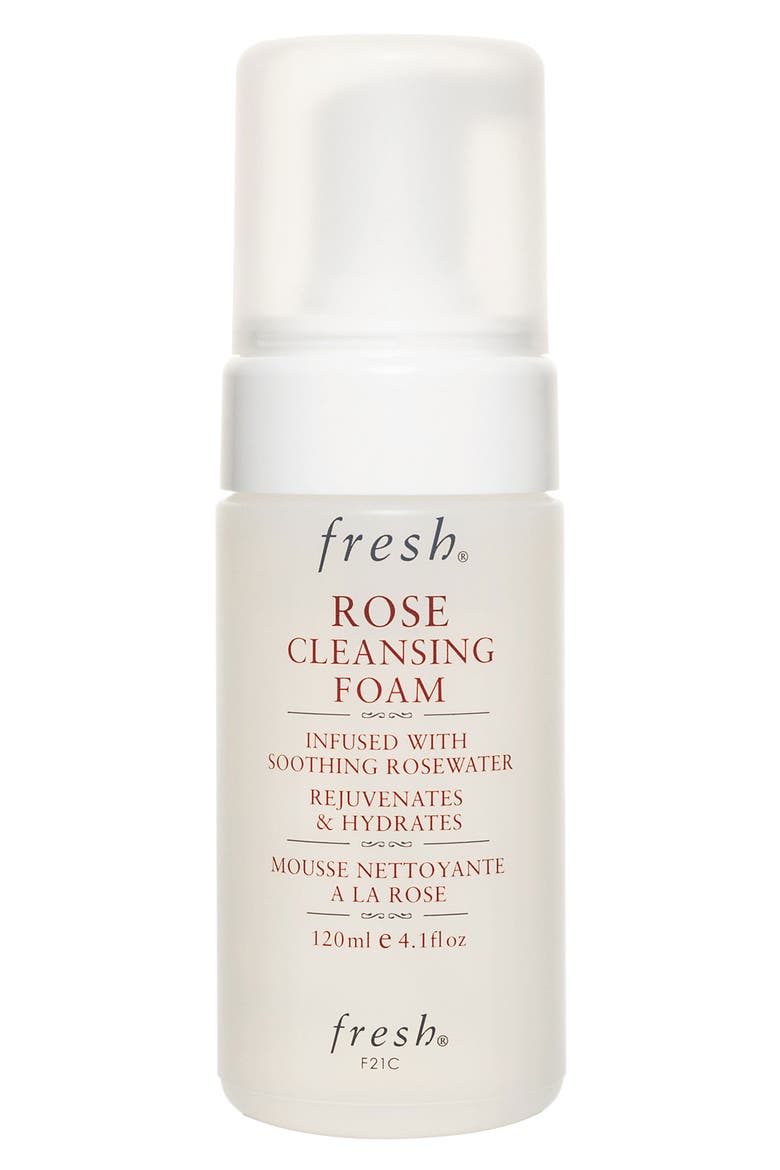 Rose Cleansing Foam, Main, color, NO COLOR