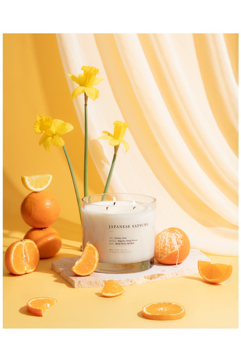 Japanese Satsuma XL 3-Wick Candle, Alternate, color, JAPANESE SATSUMA