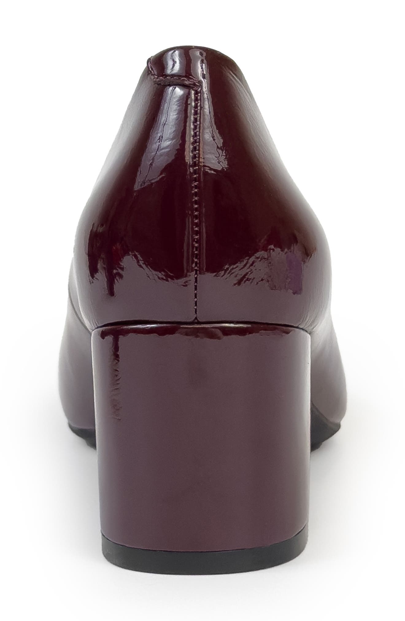 Faux Leather Pump, Alternate, color, MERLOT